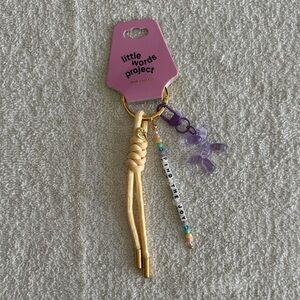 Little Words Project “Find The Joy” Keychain Bag Charm
